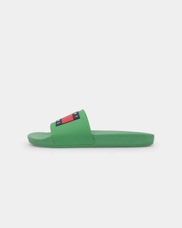 Tommy Jeans Essential Pool Slide Coastal Green sold by Culture Kings