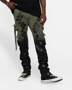 MNML D474 Cargo Straight Denim Pants Multi sold by Culture Kings