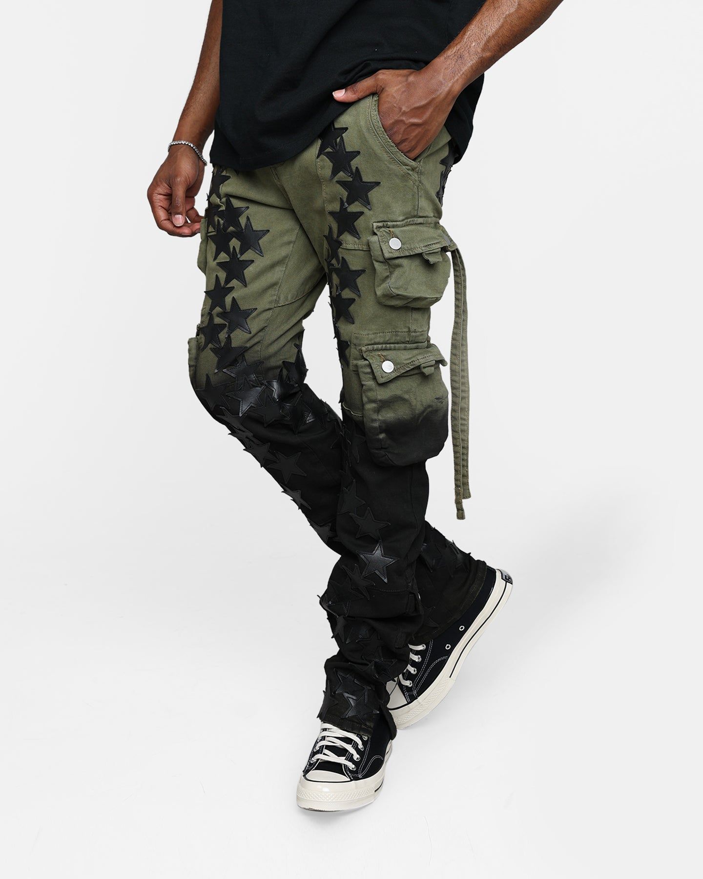MNML D474 Cargo Straight Denim Pants Multi sold by Culture Kings product image thumbnail 5