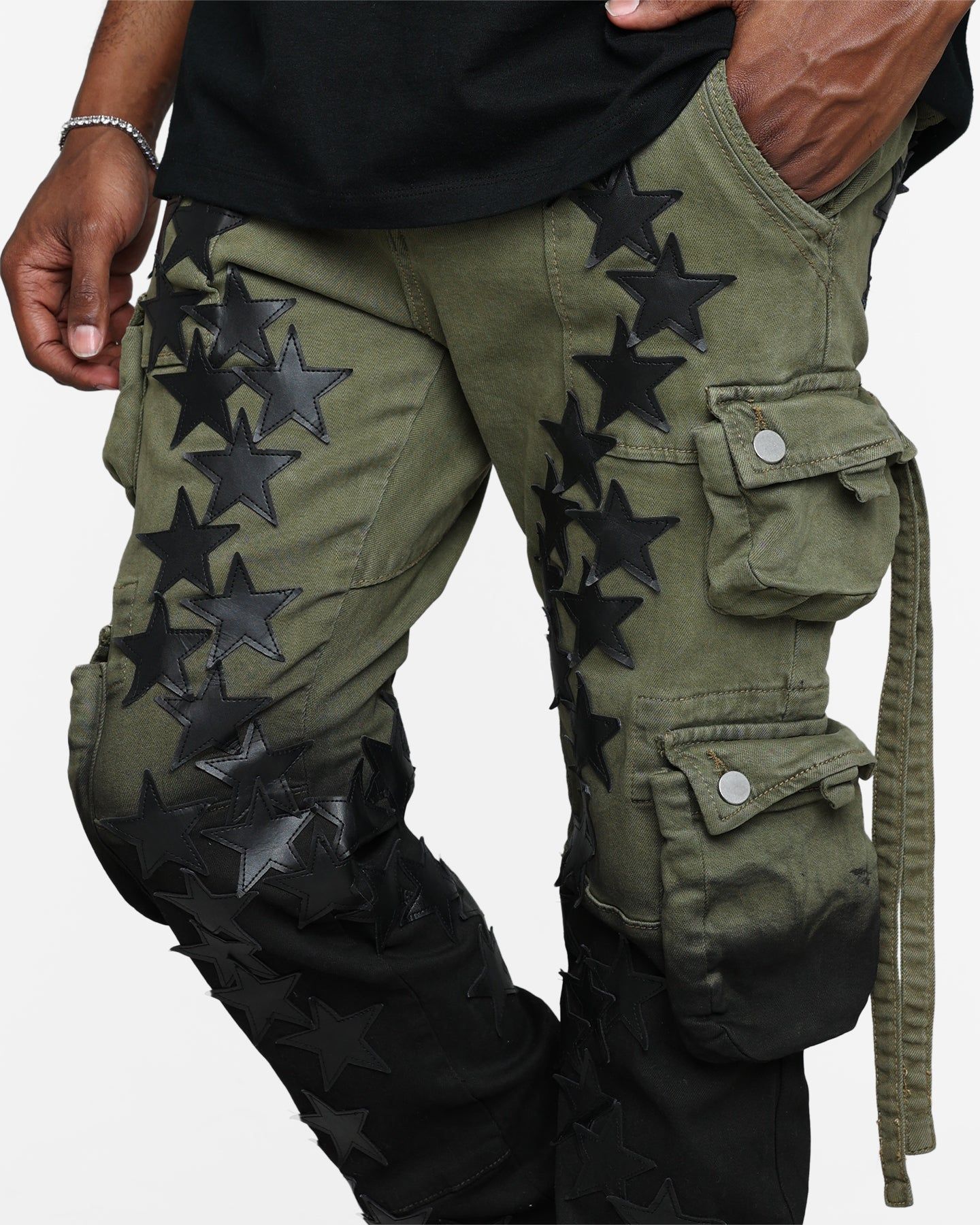 MNML D474 Cargo Straight Denim Pants Multi sold by Culture Kings product image thumbnail 7