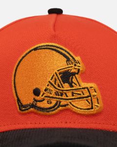New Era Cleveland Browns 'Scary Nights' 9FORTY A-Frame Snapback Orange/Black sold by Culture Kings