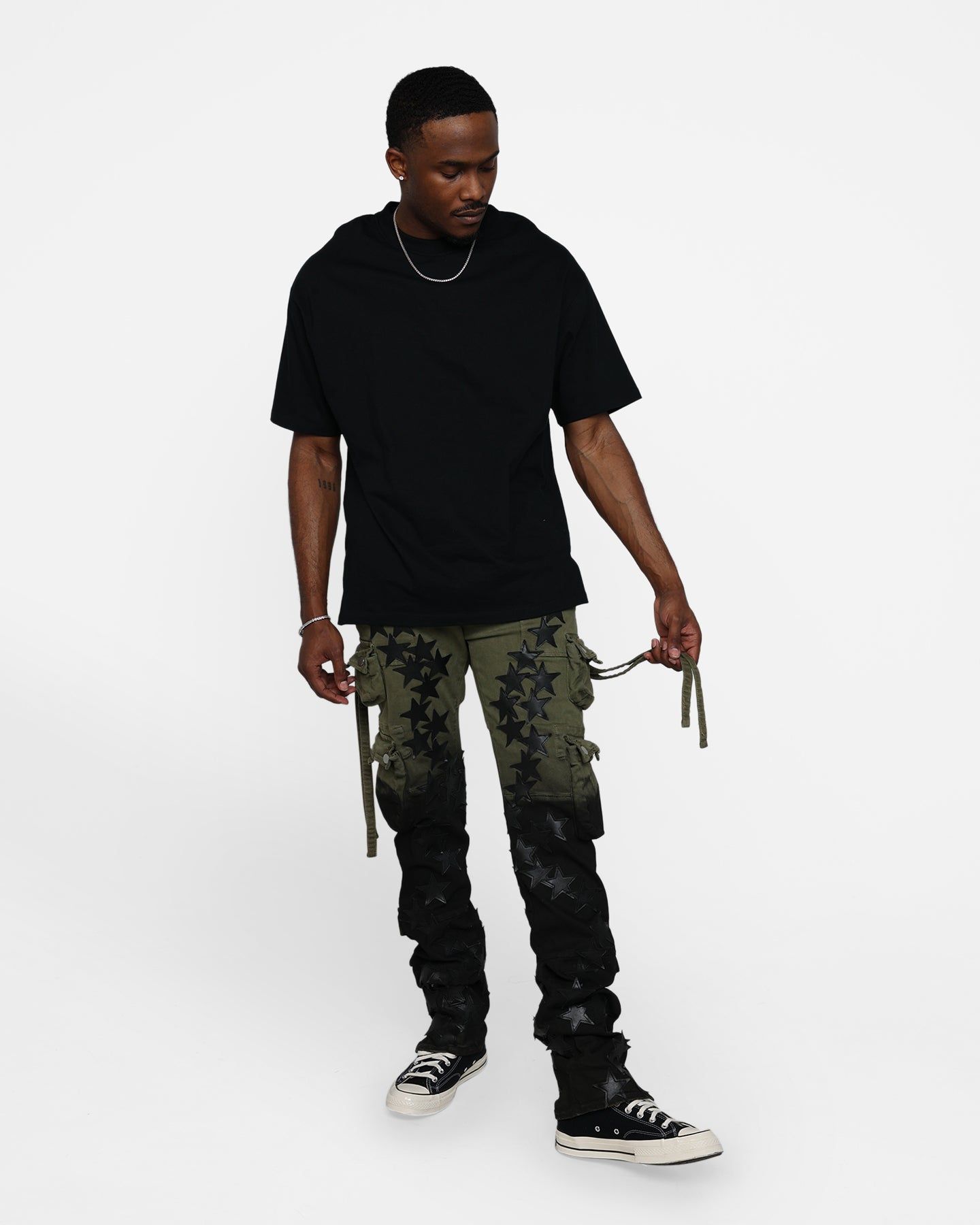 MNML D474 Cargo Straight Denim Pants Multi sold by Culture Kings product image thumbnail 3