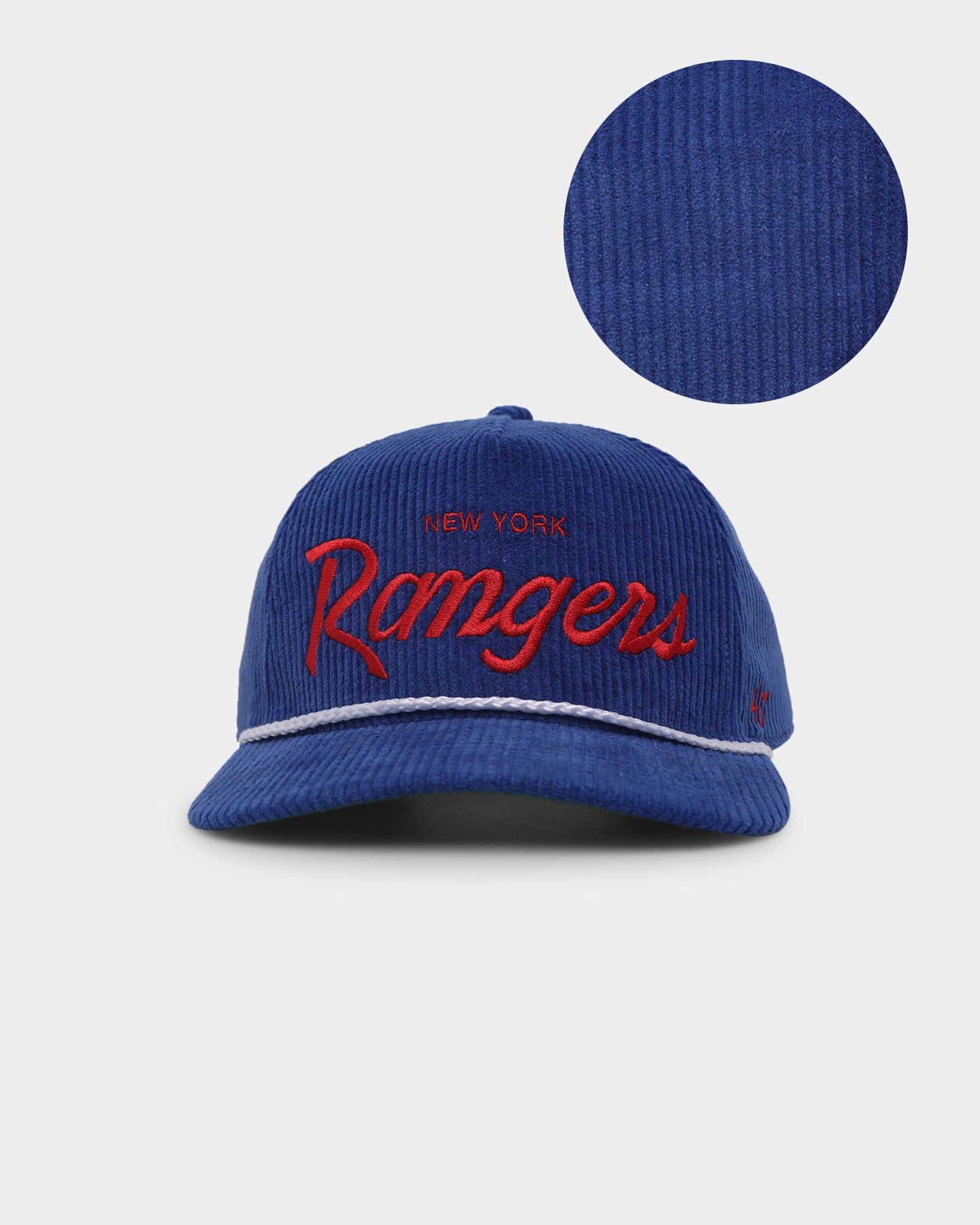 47 Brand New York Rangers Corduroy Crossrope '47 Hitch Snapback Royal sold by Culture Kings