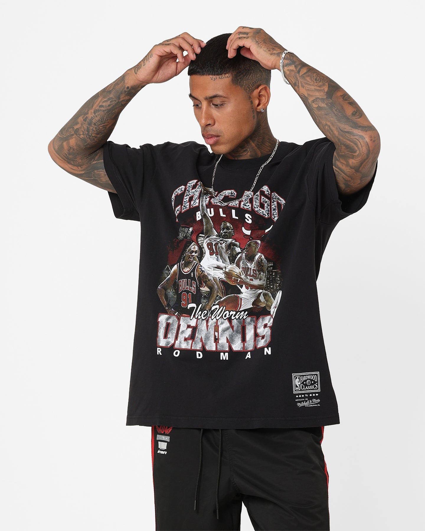 Mitchell & Ness Chicago Bulls Dennis Rodman Bling T-Shirt Black sold by Culture Kings product image thumbnail 6