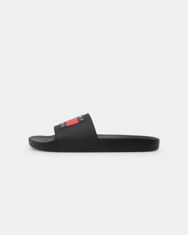 Tommy Jeans Essential Pool Slide Black sold by Culture Kings