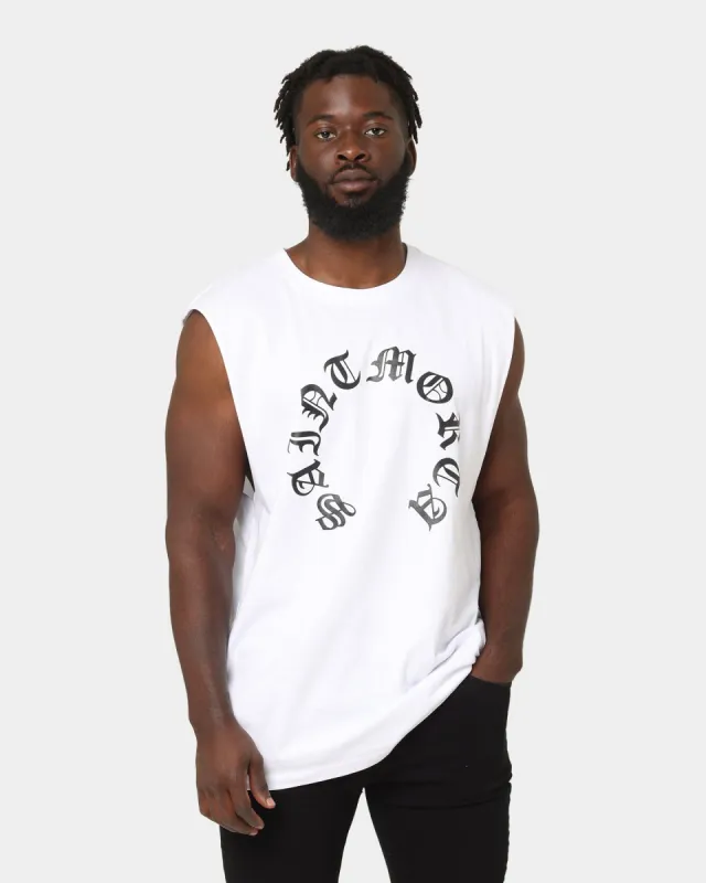Saint Morta Oversized Muscle T-Shirt White sold by Culture Kings