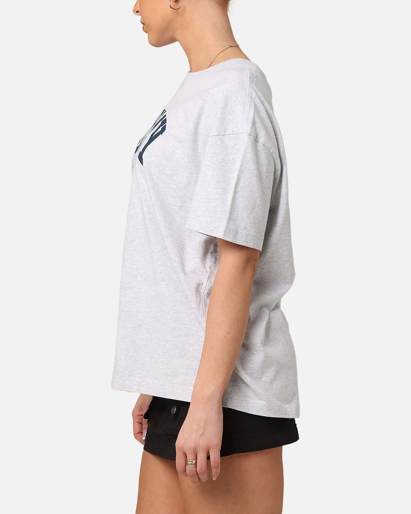 Tommy Jeans Women's TJW Oversized Varsity 1 T-Shirt Silver Grey Heather sold by Culture Kings product image thumbnail 5