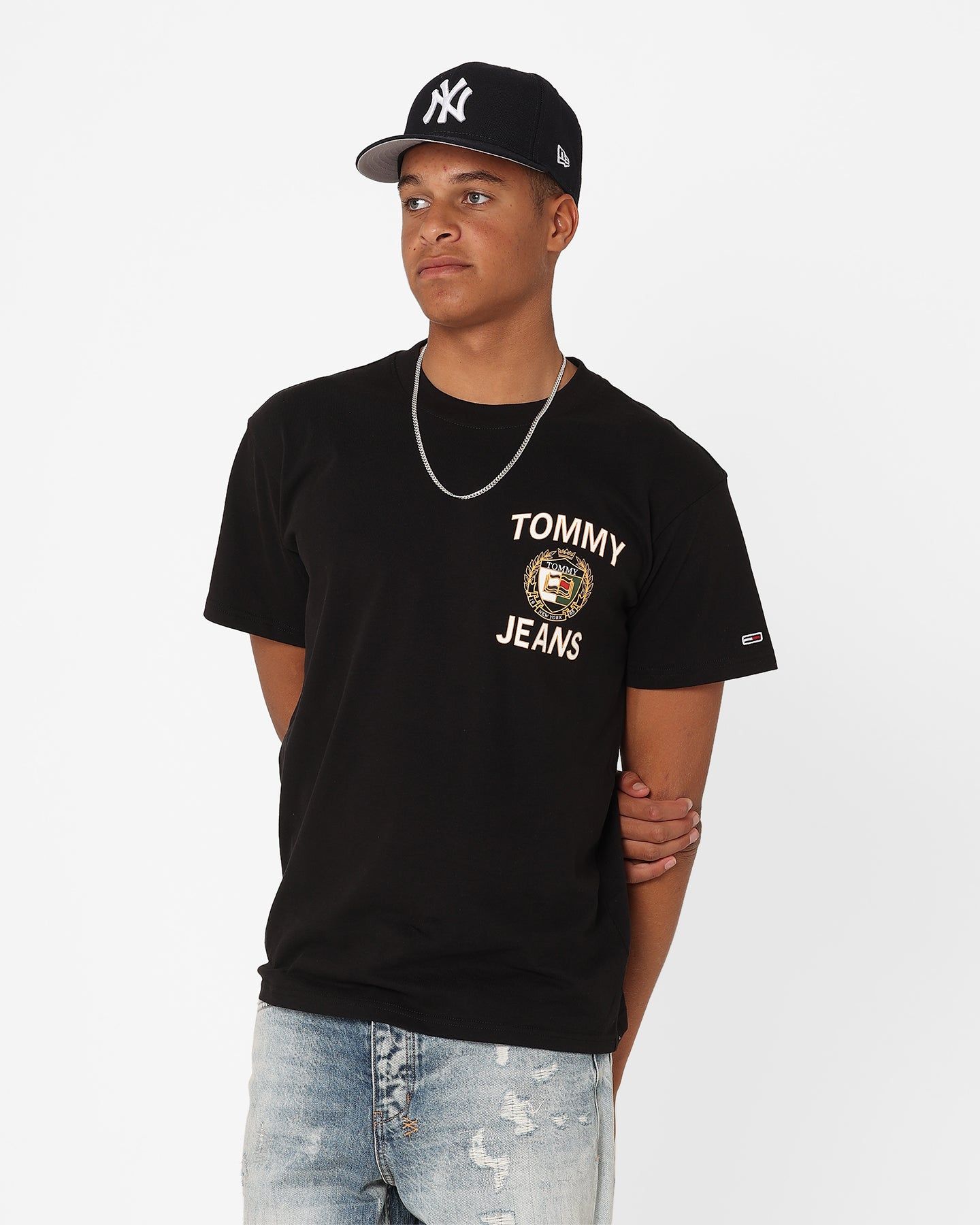 Tommy Jeans Relaxed Luxe 1 T-Shirt Black sold by Culture Kings product image thumbnail 2