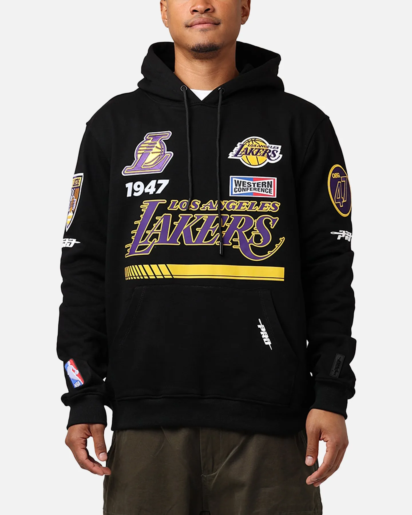 Pro Standard Los Angeles Lakers Fast Lane Hoodie Black sold by Culture Kings
