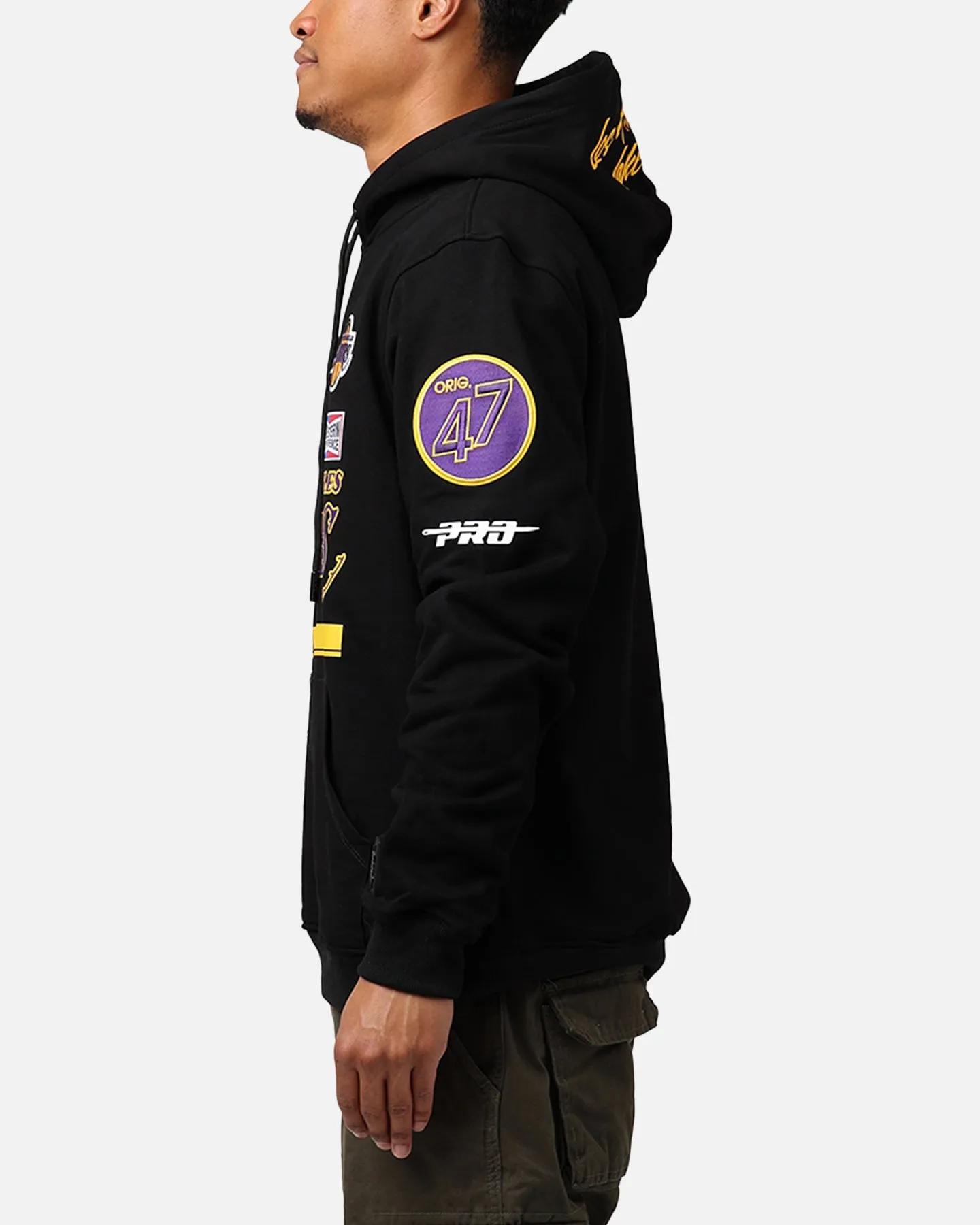 Pro Standard Los Angeles Lakers Fast Lane Hoodie Black sold by Culture Kings product image thumbnail 5