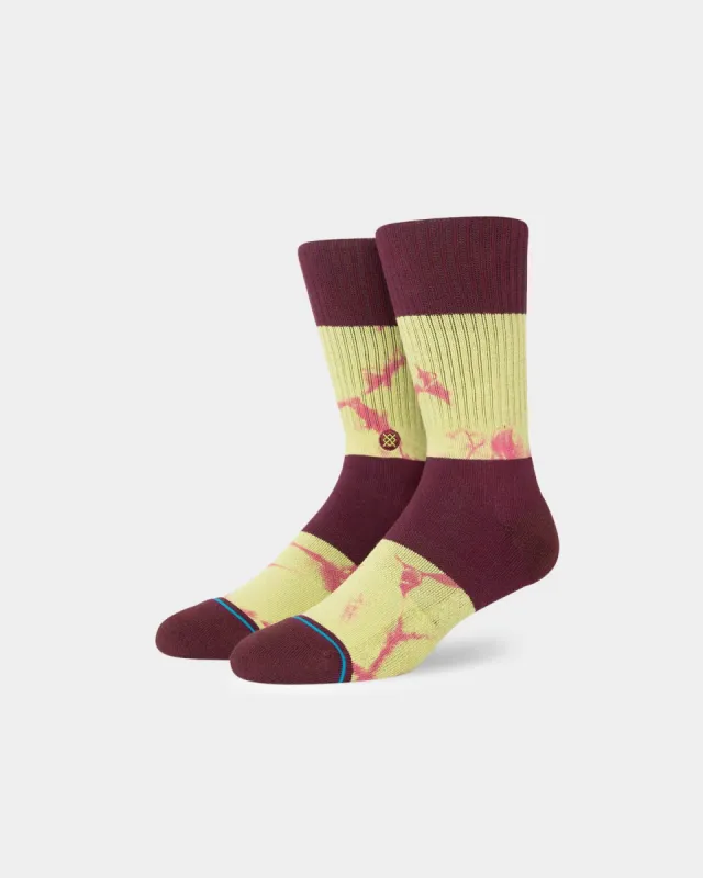 Stance Assurance Socks Burgundy sold by Culture Kings