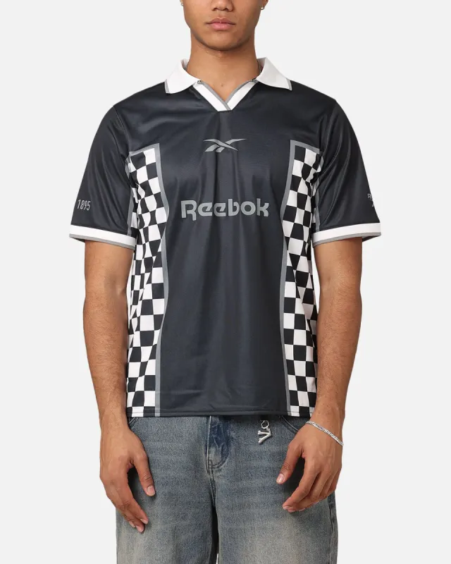 Reebok Chequered Heritage Jersey Black/White sold by Culture Kings