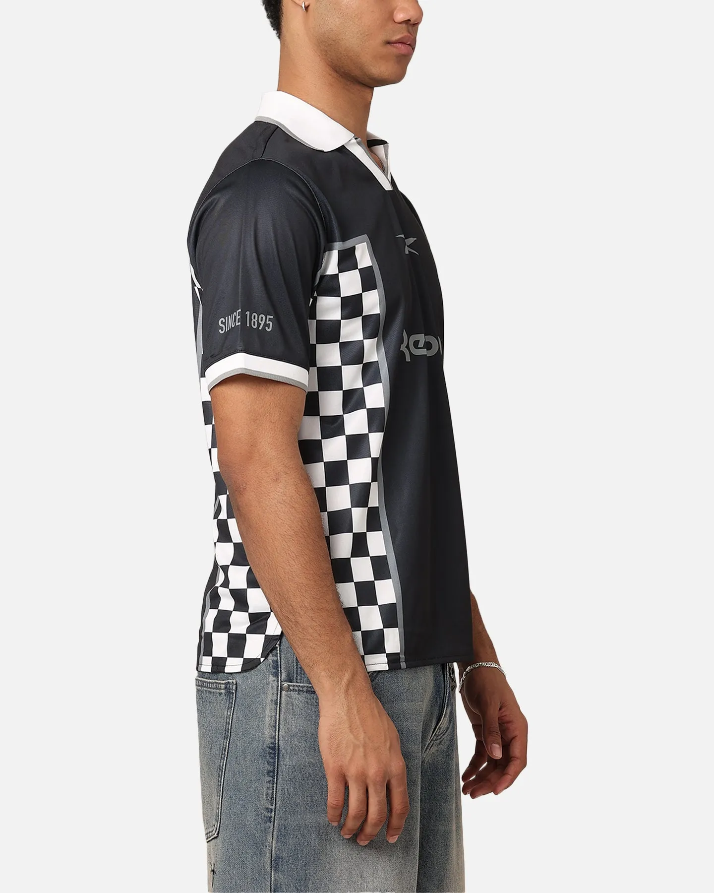 Reebok Chequered Heritage Jersey Black/White sold by Culture Kings product image thumbnail 5