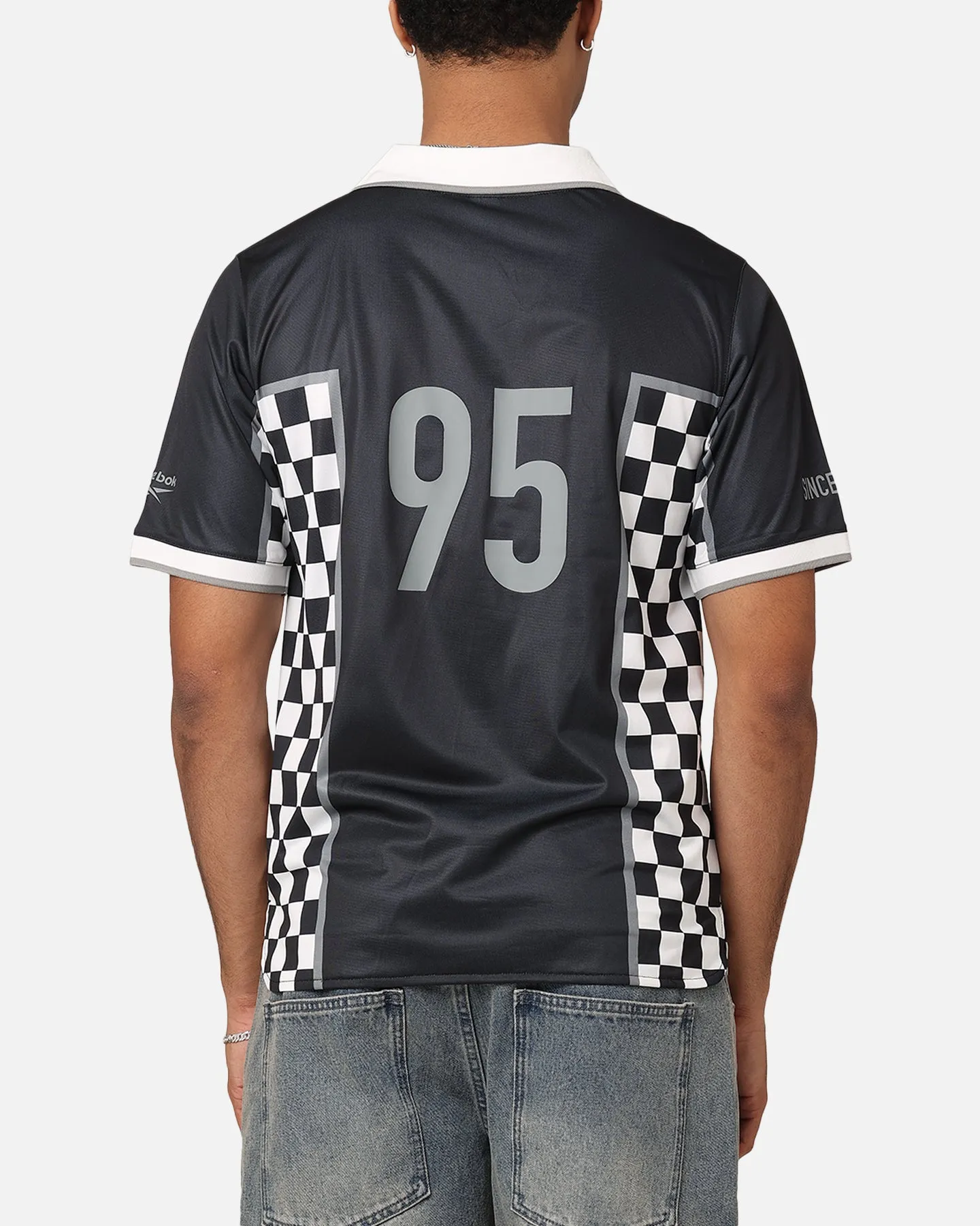 Reebok Chequered Heritage Jersey Black/White sold by Culture Kings product image thumbnail 2