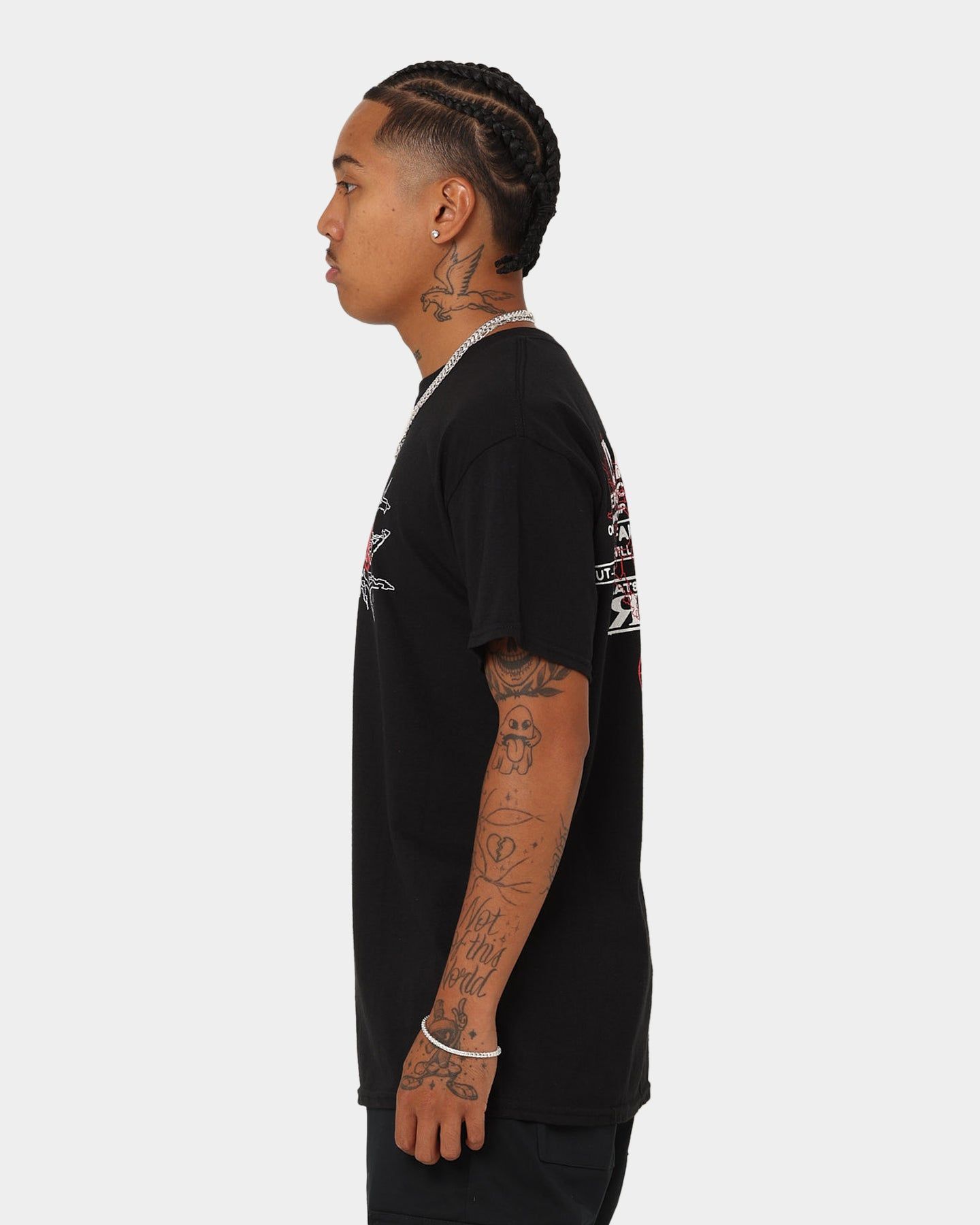 Rats Get Fat Without Warning T-Shirt Black sold by Culture Kings product image thumbnail 8