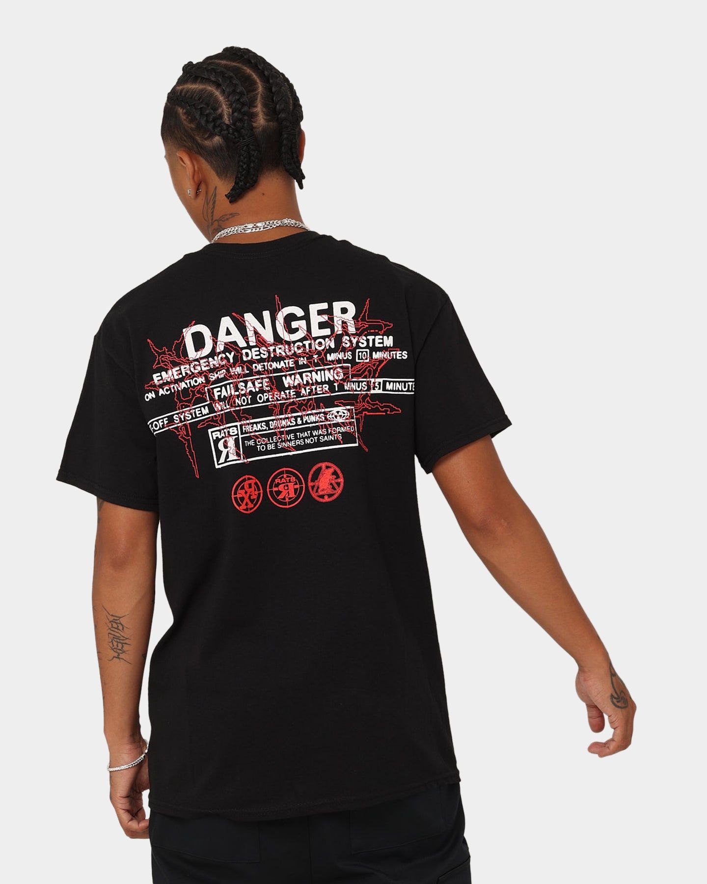 Rats Get Fat Without Warning T-Shirt Black sold by Culture Kings product image thumbnail 2