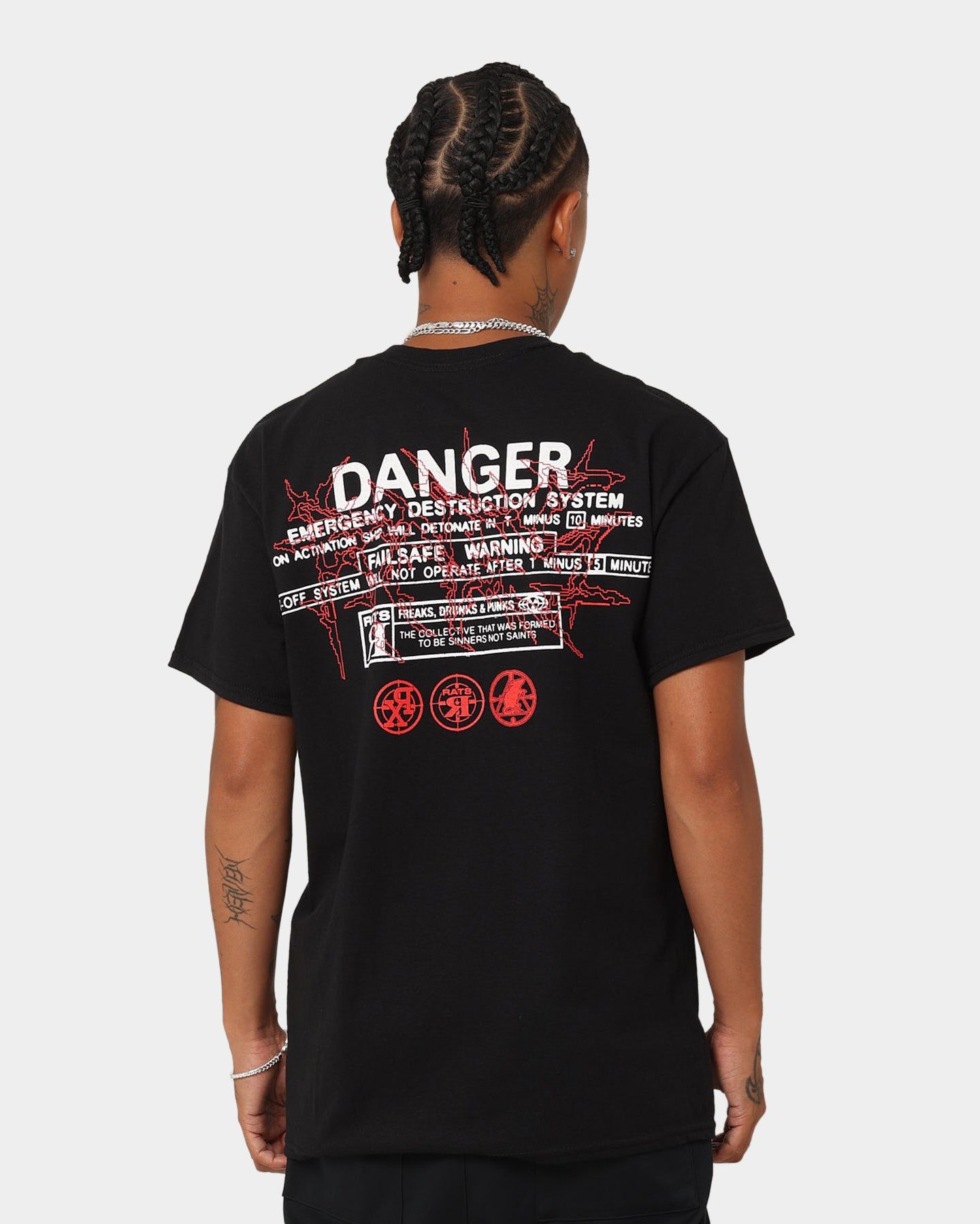 Rats Get Fat Without Warning T-Shirt Black sold by Culture Kings product image thumbnail 4