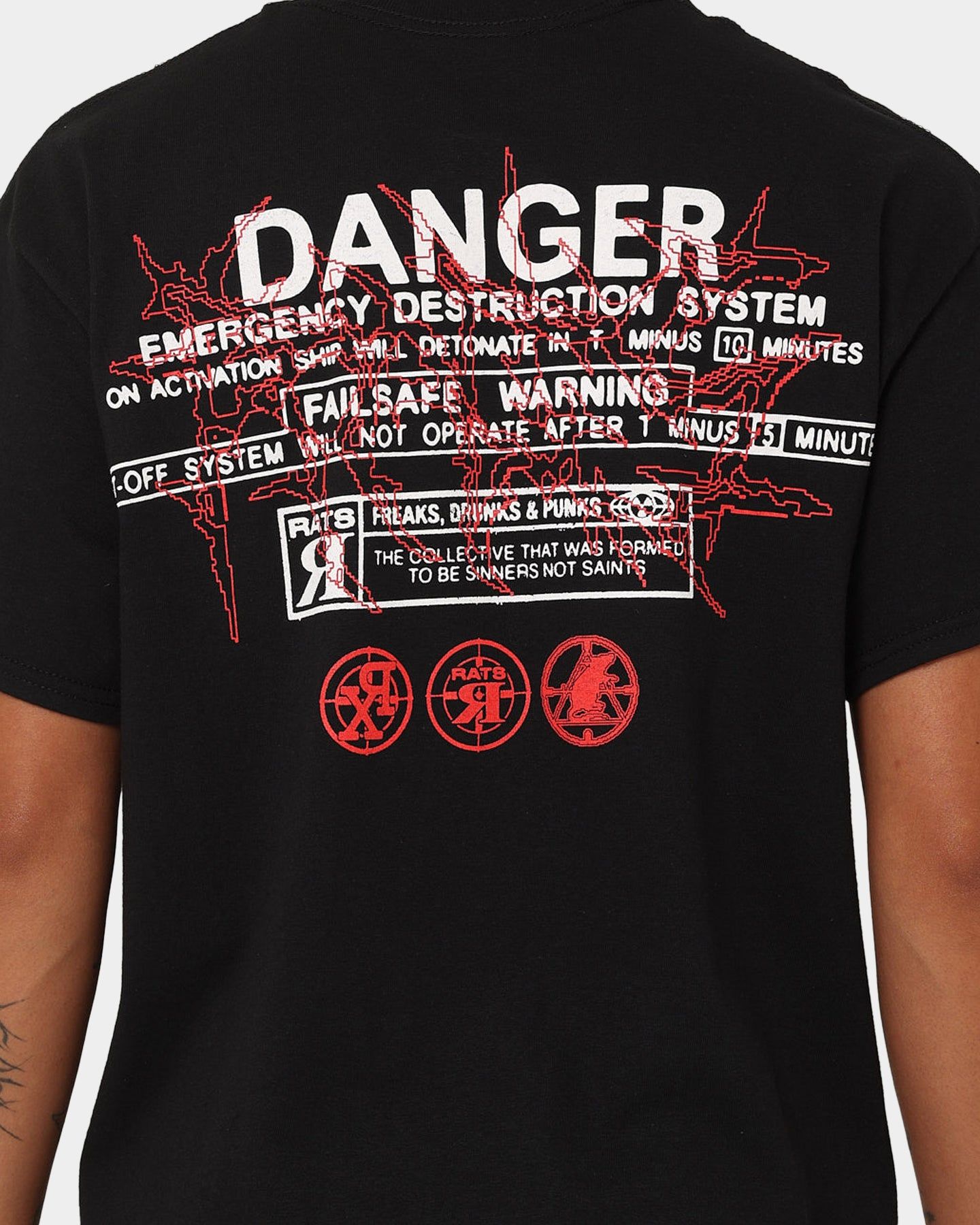 Rats Get Fat Without Warning T-Shirt Black sold by Culture Kings product image thumbnail 6