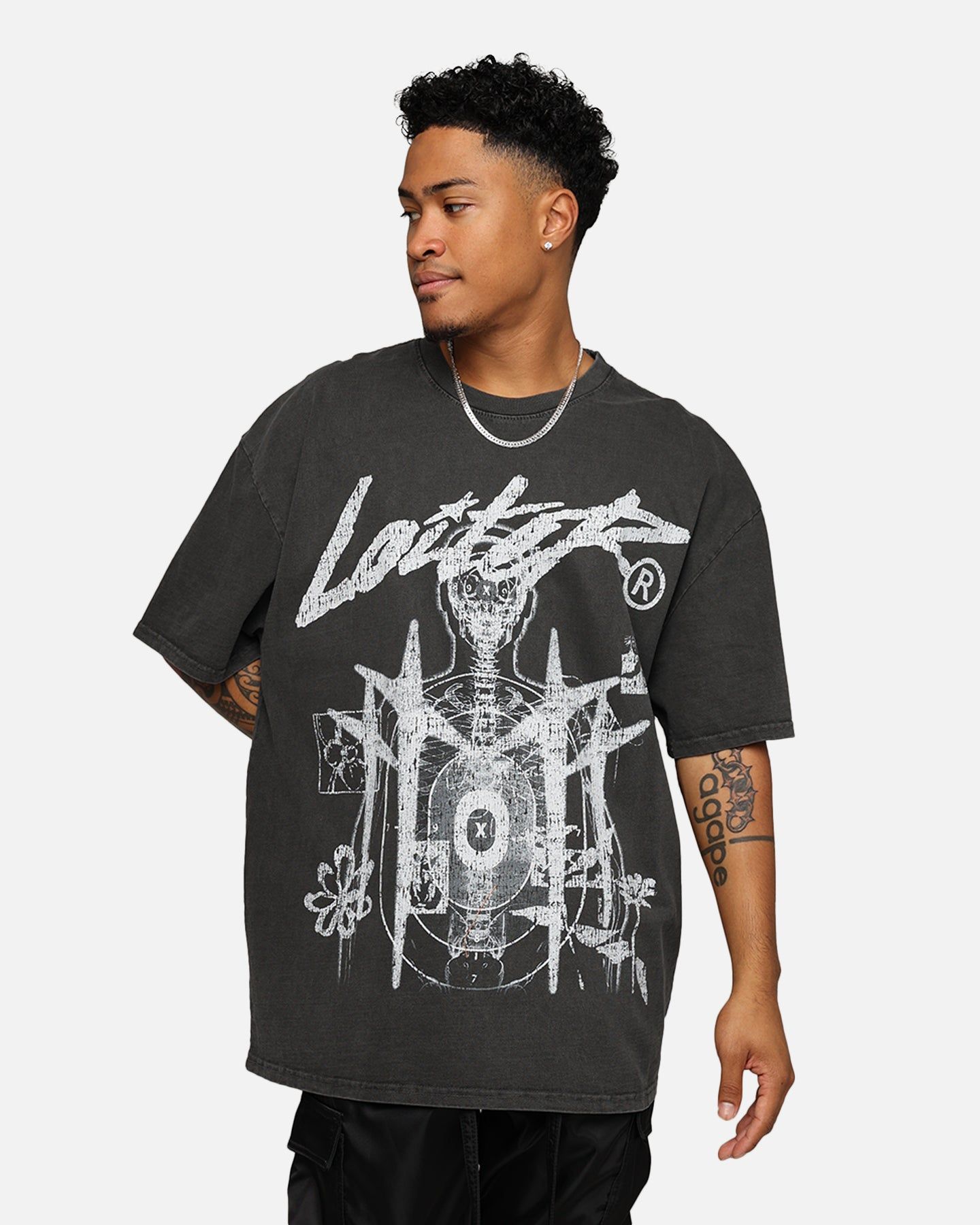 Loiter Firing Range Vintage T-Shirt Black Wash sold by Culture Kings