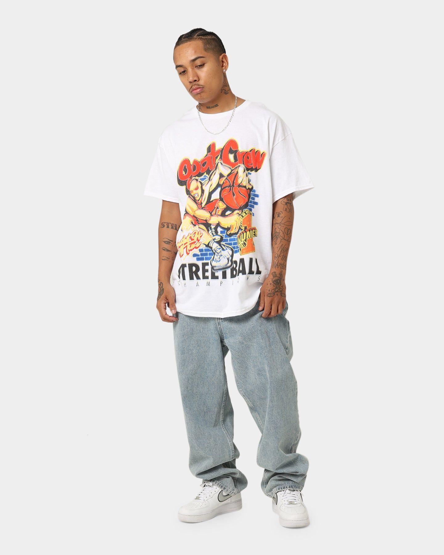 Goat Crew Street Ball T-Shirt White sold by Culture Kings product image thumbnail 2