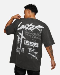 Loiter Firing Range Vintage T-Shirt Black Wash sold by Culture Kings