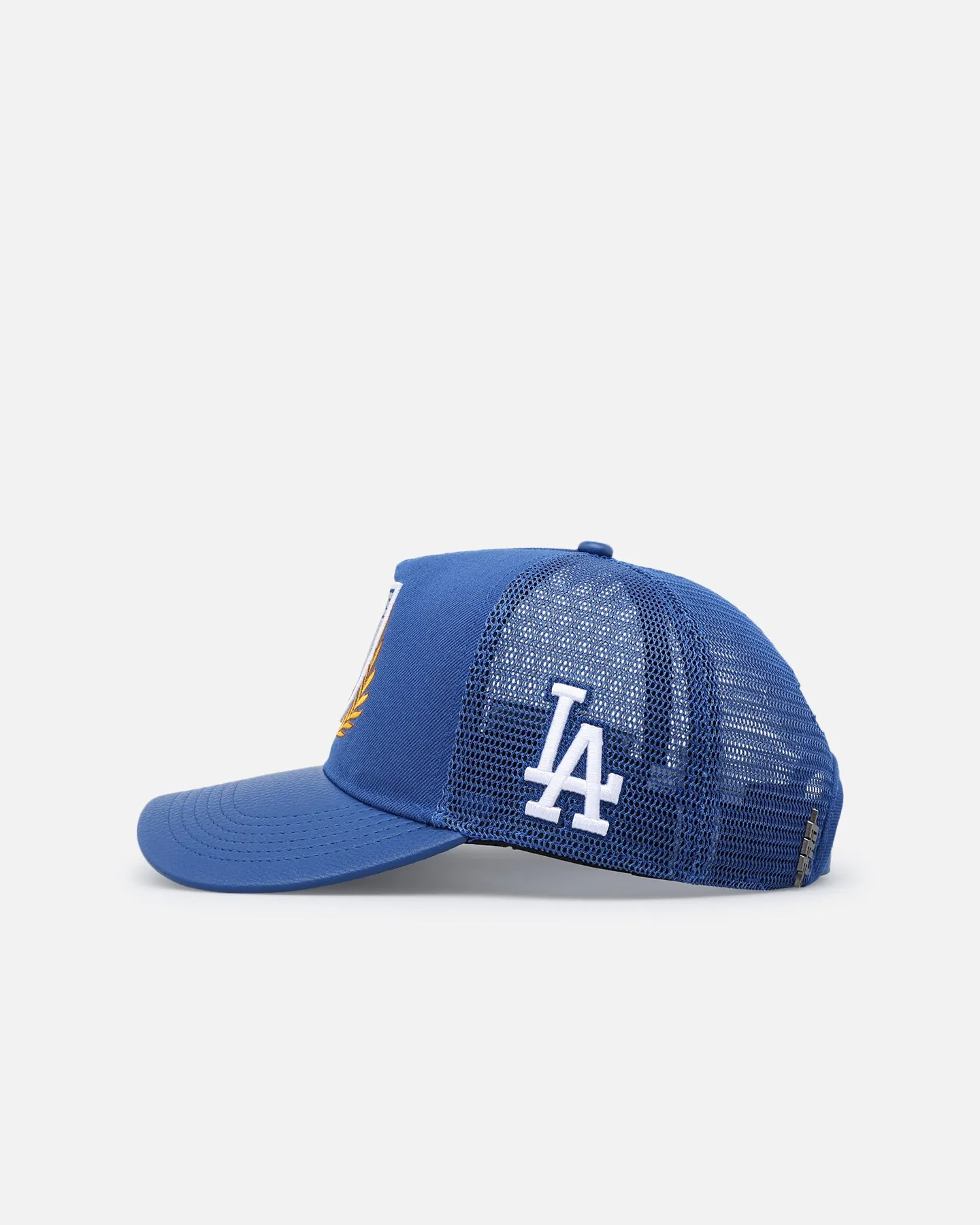 Pro Standard Los Angeles Dodgers Fast Lane Logo Wool Trucker Strapback Blue sold by Culture Kings product image thumbnail 5