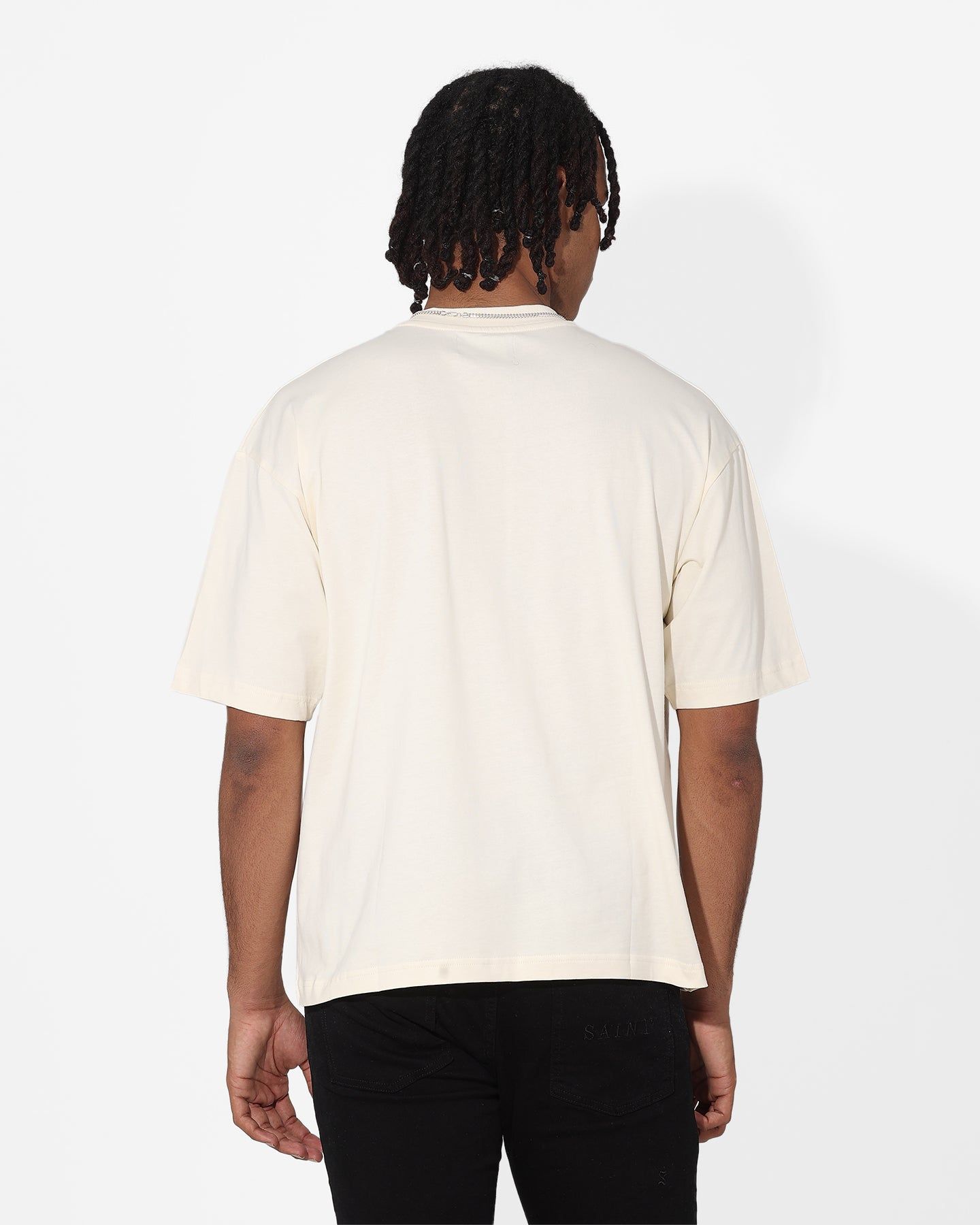 Saint Morta Dropped T-Shirt Off White sold by Culture Kings product image thumbnail 3