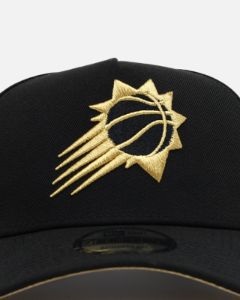 New Era Phoenix Suns 'NBA Gold Links' 9FORTY A-Frame Snapback Black/Gold sold by Culture Kings