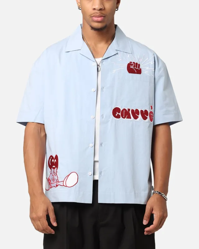 Carre Rose Experience Button Up Shirt Blue sold by Culture Kings