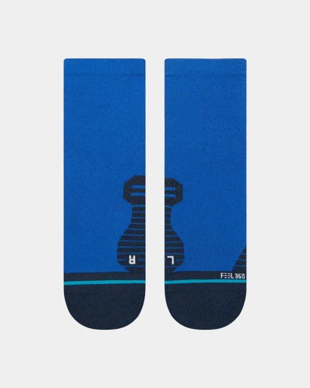 Stance Blooper Quarter Cut Socks Royal sold by Culture Kings