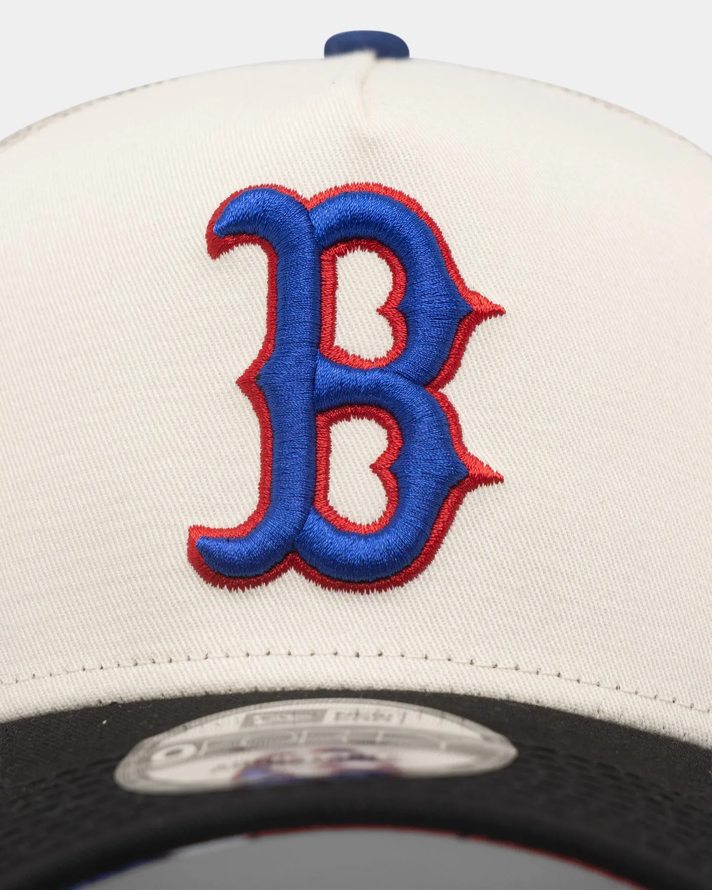 New Era Boston Red Sox 'Retro Mosaic' 9FORTY A-Frame Trucker Snapback White/Black sold by Culture Kings product image thumbnail 5