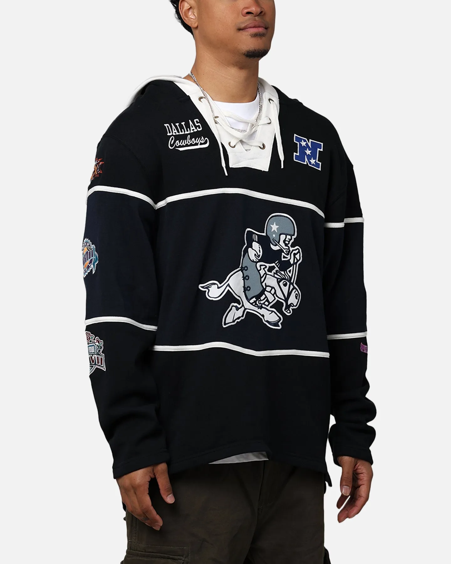 47 Brand Dallas Cowboys Super Bowl Gridiron Hoodie Jet Black sold by Culture Kings product image thumbnail 4
