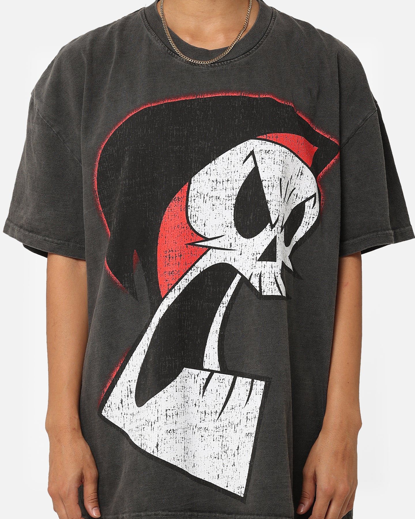 American Thrift X Cartoon Network Grim Heavyweight Vintage T-Shirt Black Wash sold by Culture Kings product image thumbnail 4