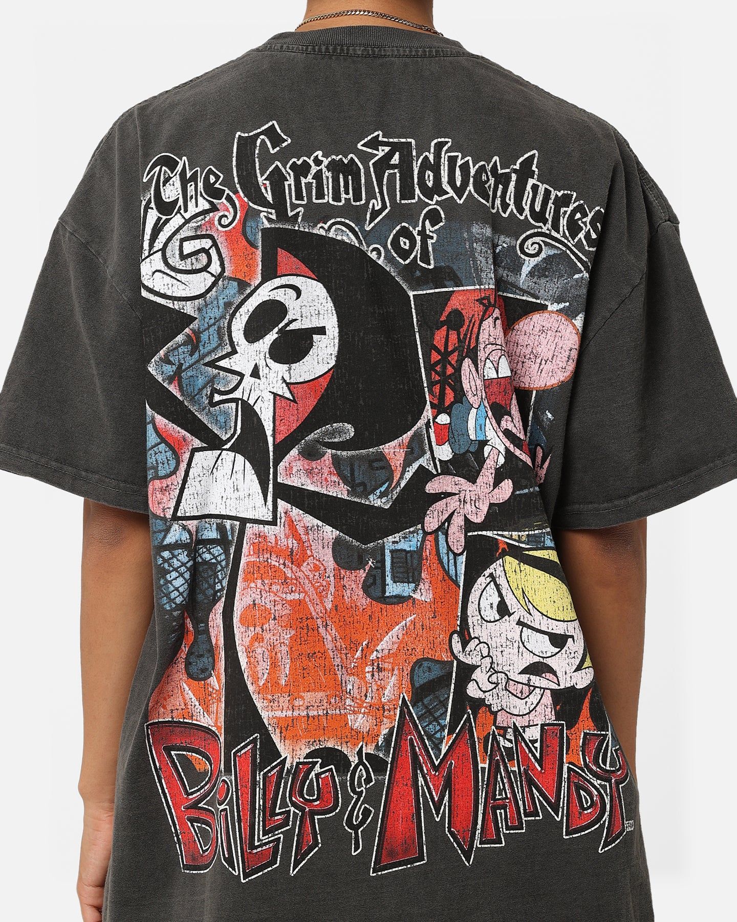 American Thrift X Cartoon Network Grim Heavyweight Vintage T-Shirt Black Wash sold by Culture Kings product image thumbnail 5
