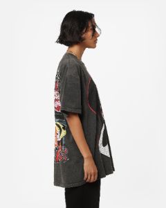 American Thrift X Cartoon Network Grim Heavyweight Vintage T-Shirt Black Wash sold by Culture Kings