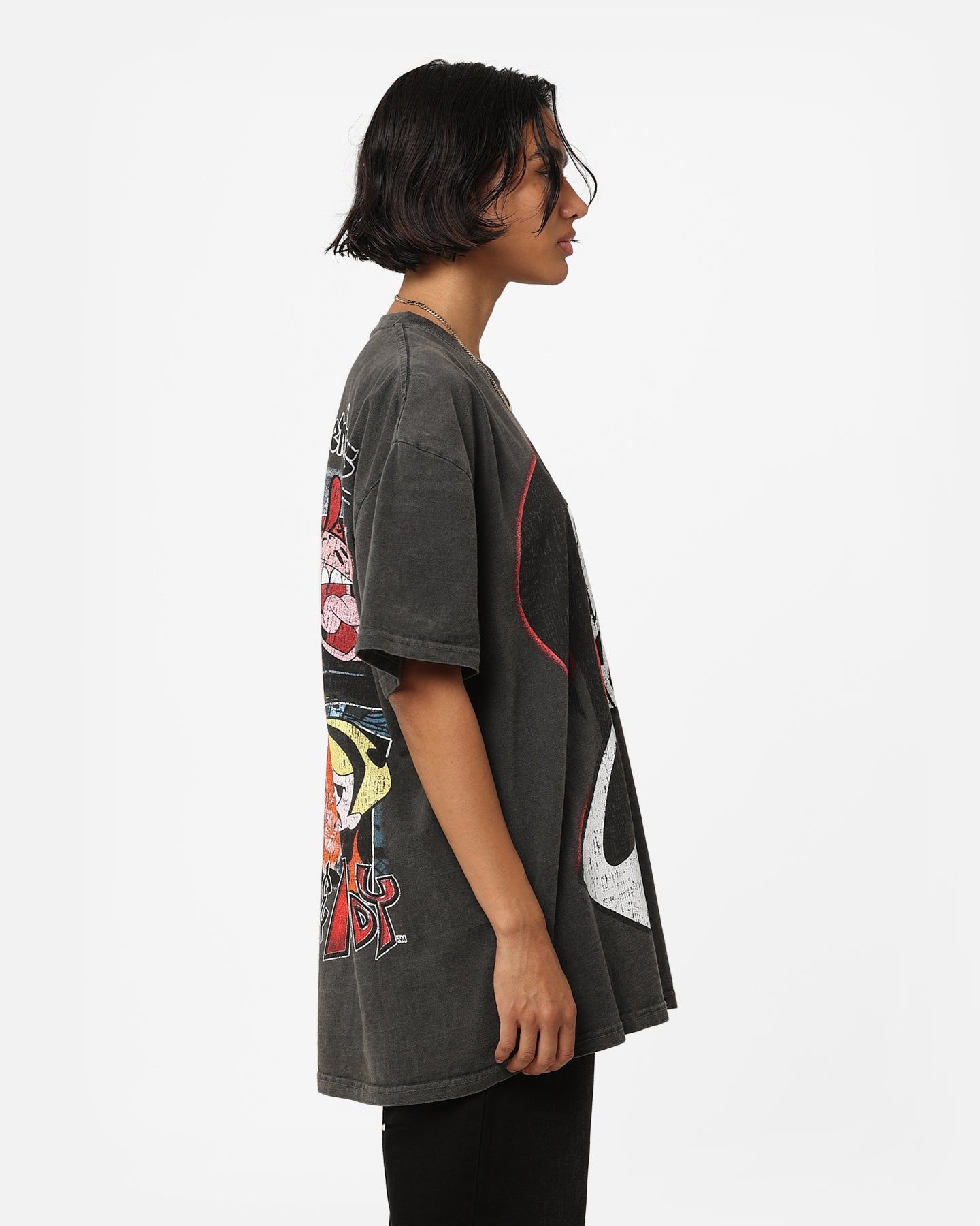 American Thrift X Cartoon Network Grim Heavyweight Vintage T-Shirt Black Wash sold by Culture Kings product image thumbnail 6