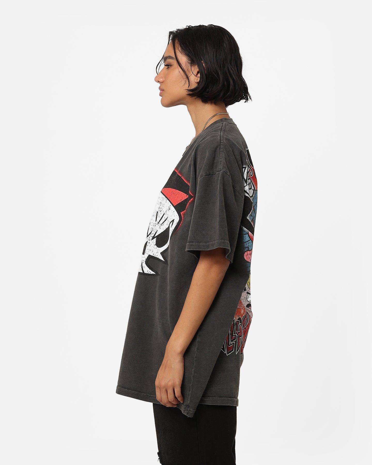 American Thrift X Cartoon Network Grim Heavyweight Vintage T-Shirt Black Wash sold by Culture Kings product image thumbnail 7