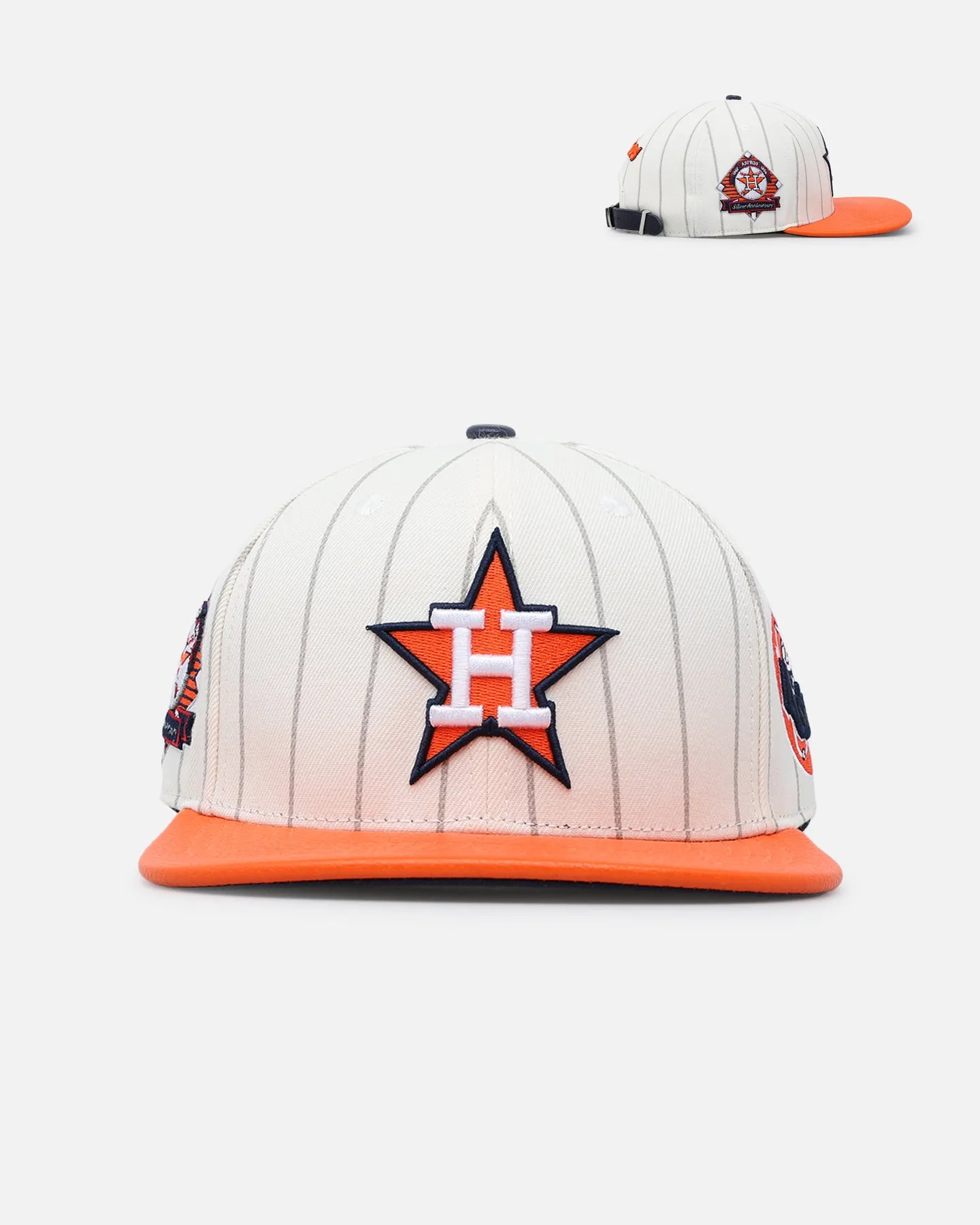 Pro Standard Houston Astros Classic Logo Wool Strapback Eggshell/Yellow sold by Culture Kings