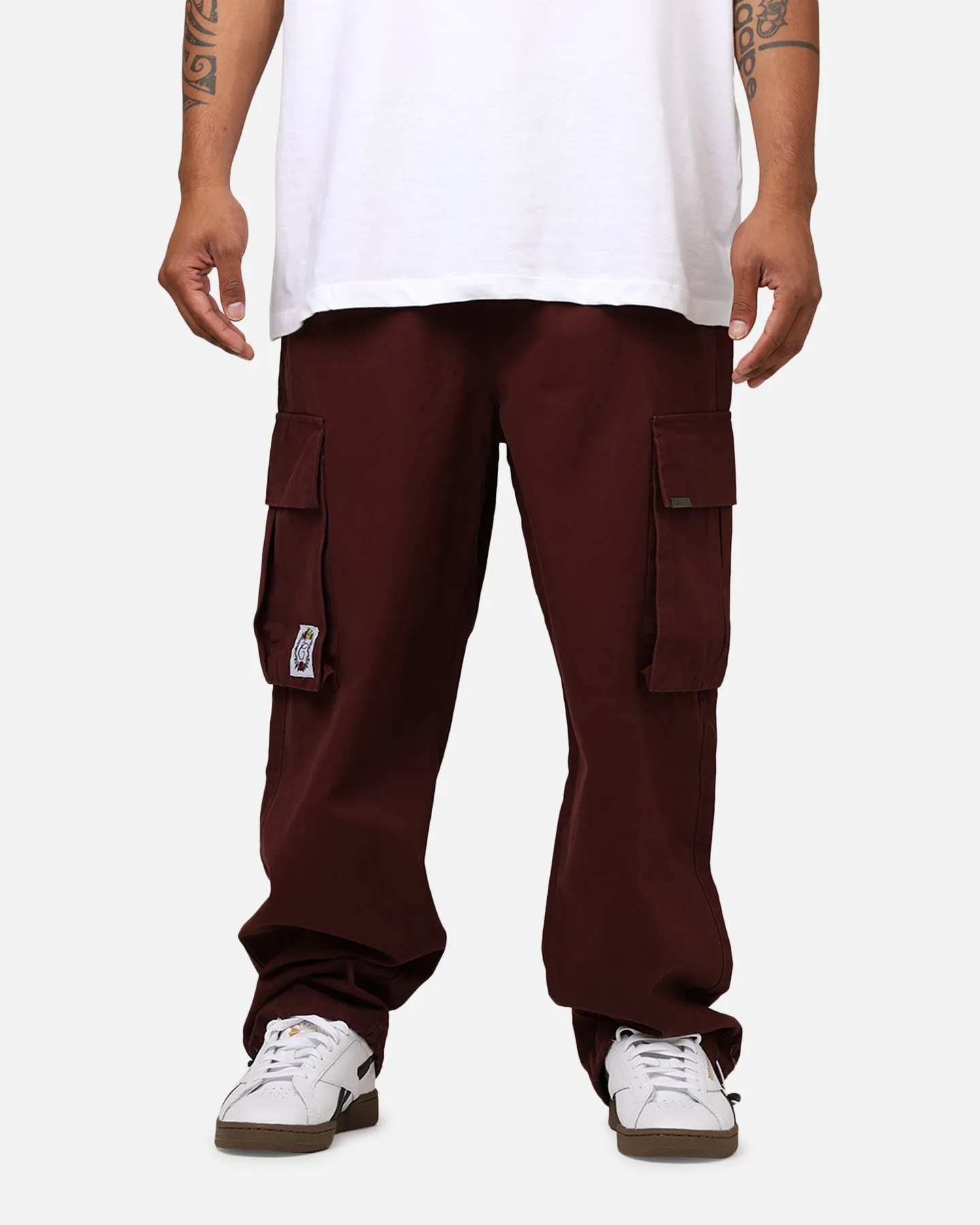 Carre Canvas Superior Cargo Joggers Maroon sold by Culture Kings