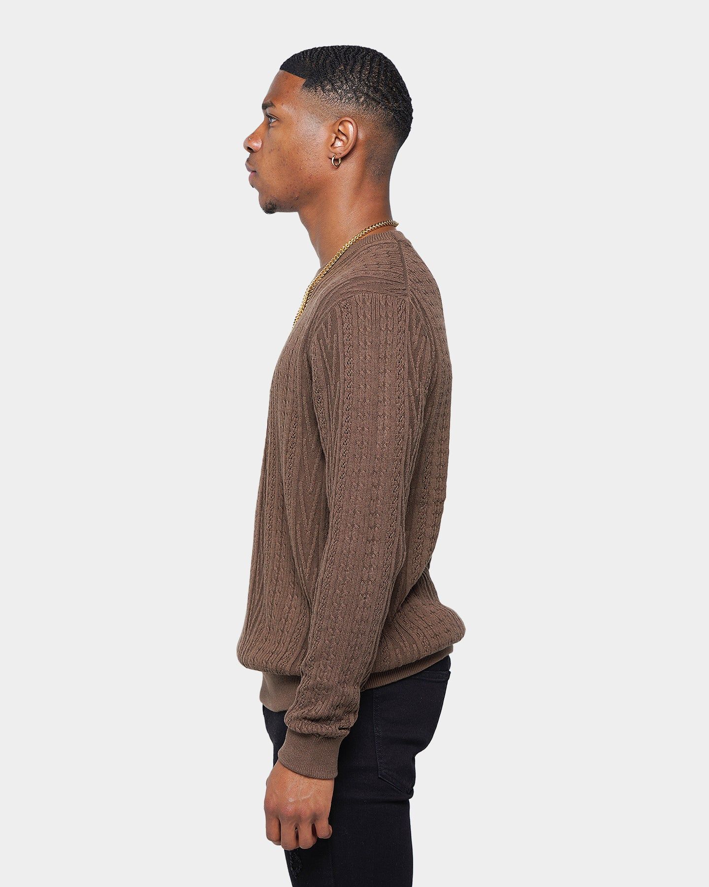 XXIII Cason Knit Crewneck Brown sold by Culture Kings product image thumbnail 5