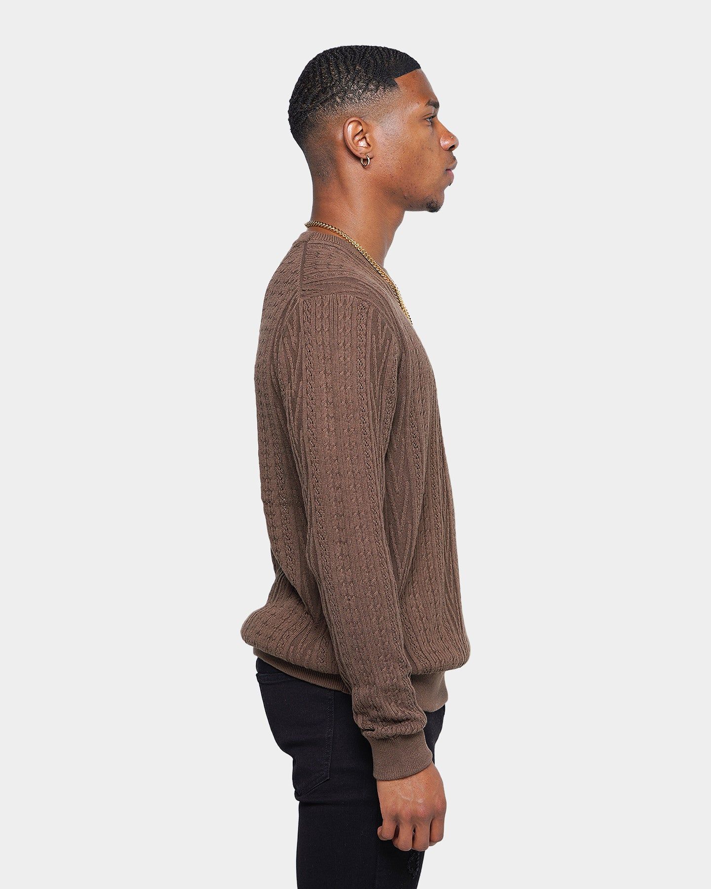 XXIII Cason Knit Crewneck Brown sold by Culture Kings product image thumbnail 4