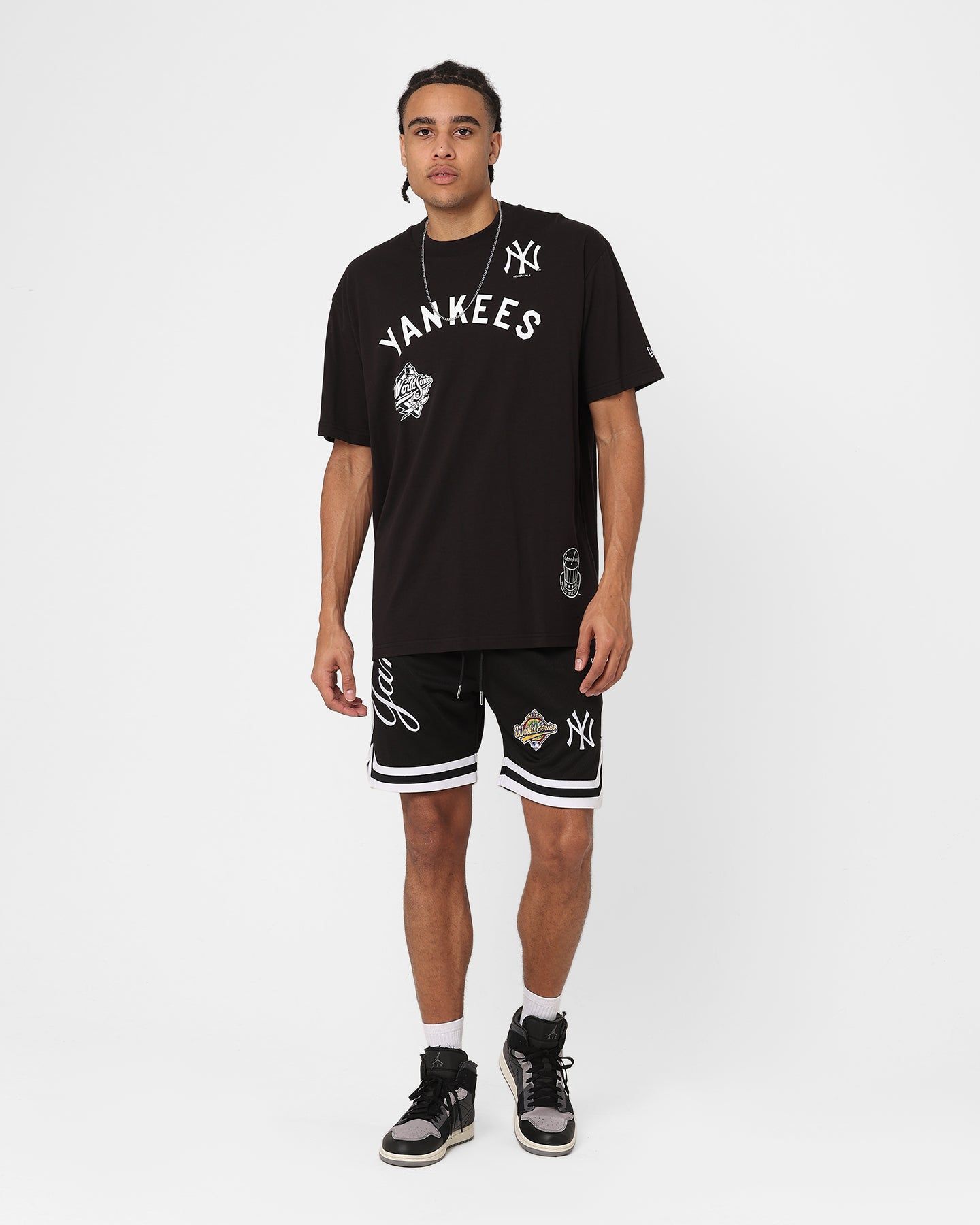 New Era New York Yankees Mesh Shorts Black sold by Culture Kings product image thumbnail 2