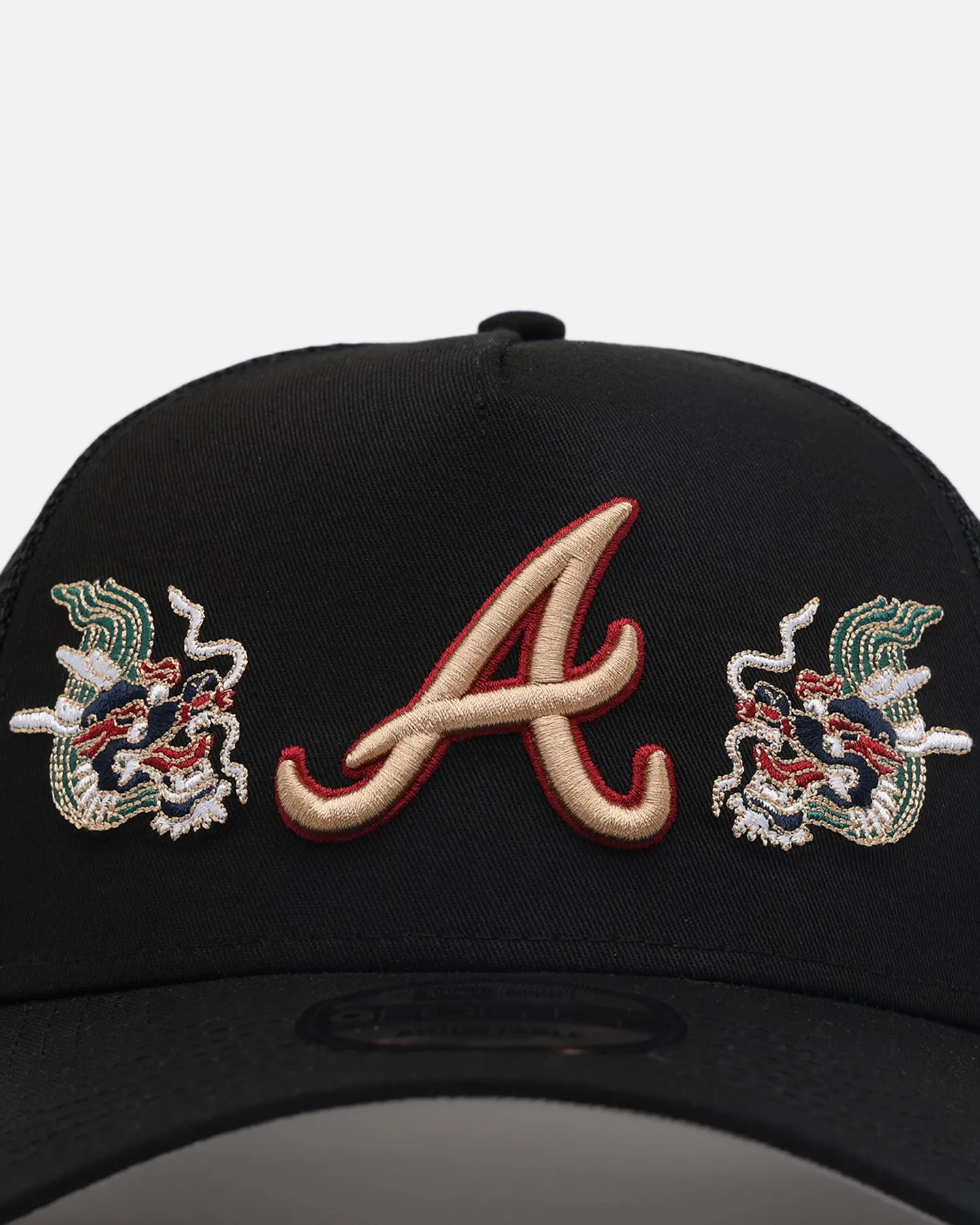 New Era Atlanta Braves 'Dragon Collection 2.0' 9FORTY A-Frame Snapback Black sold by Culture Kings product image thumbnail 4