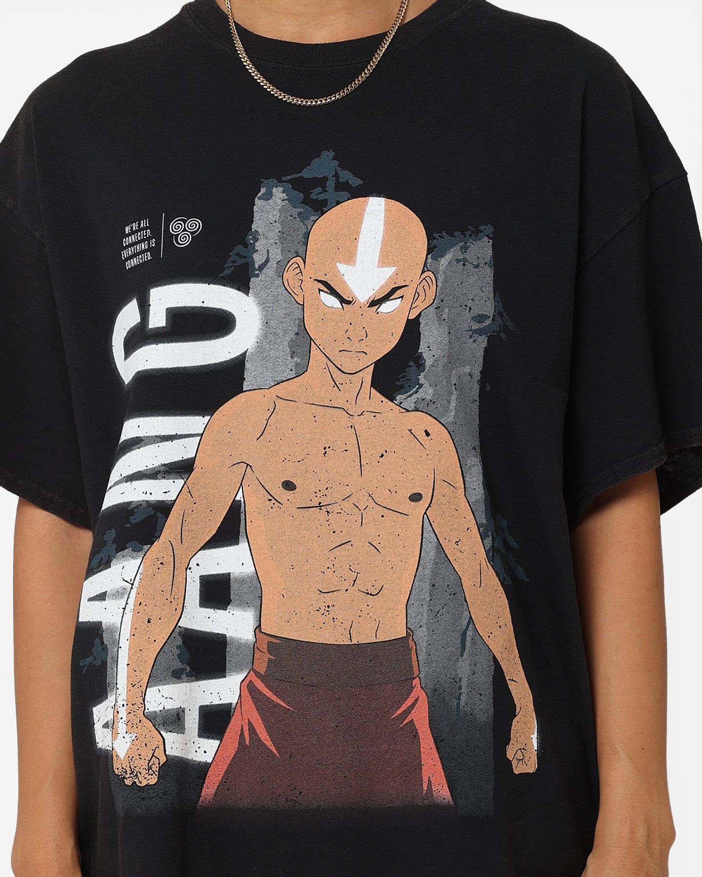 Goat Crew X Avatar: The Last Airbender Aang Vintage T-Shirt Black Wash sold by Culture Kings product image thumbnail 4