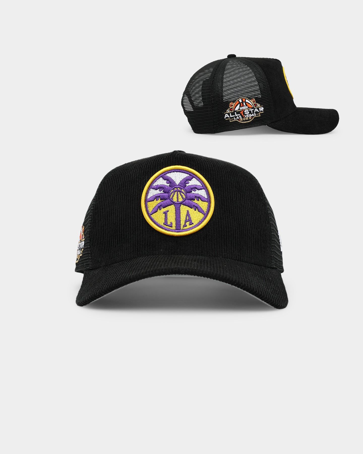 New Era Women's Los Angeles Sparks 'WNBA All Star' 9FORTY A-Frame Trucker Snapback Black sold by Culture Kings