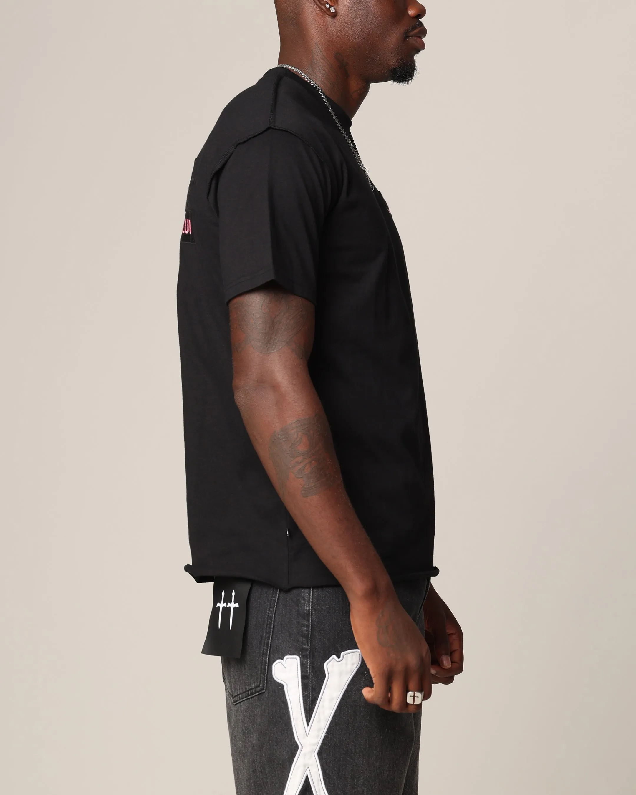 Saint Morta Bleeding Hearts Club Cut T-Shirt Black sold by Culture Kings product image thumbnail 5