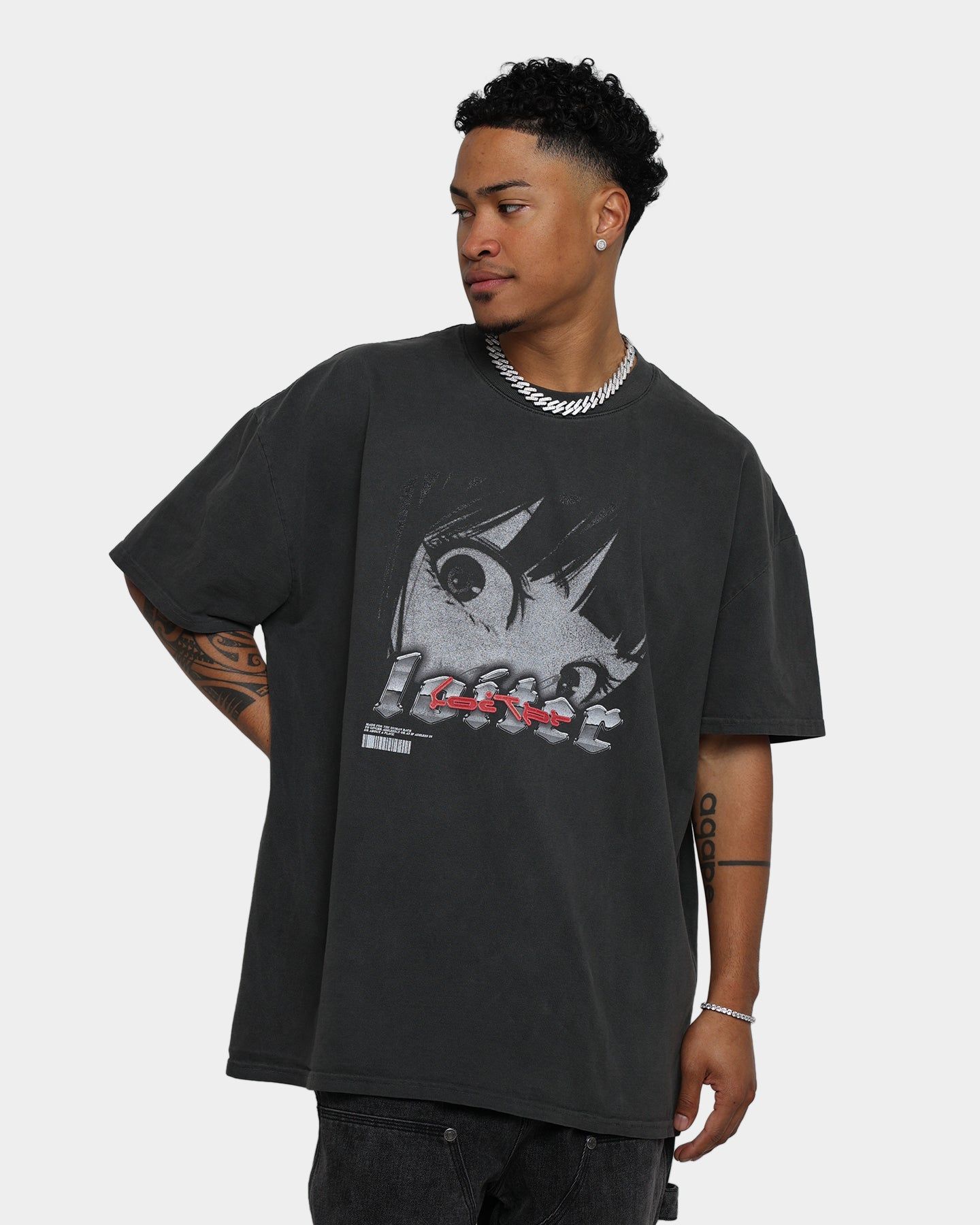 Loiter Ultimate Vengeance Vintage T-Shirt Black Wash sold by Culture Kings