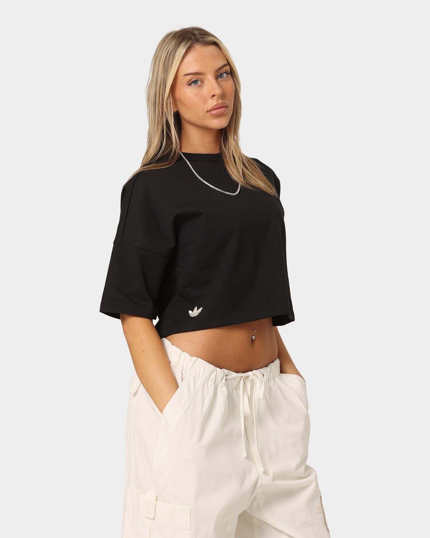 Adidas Women's NeuClassics T-Shirt Black sold by Culture Kings product image thumbnail 5