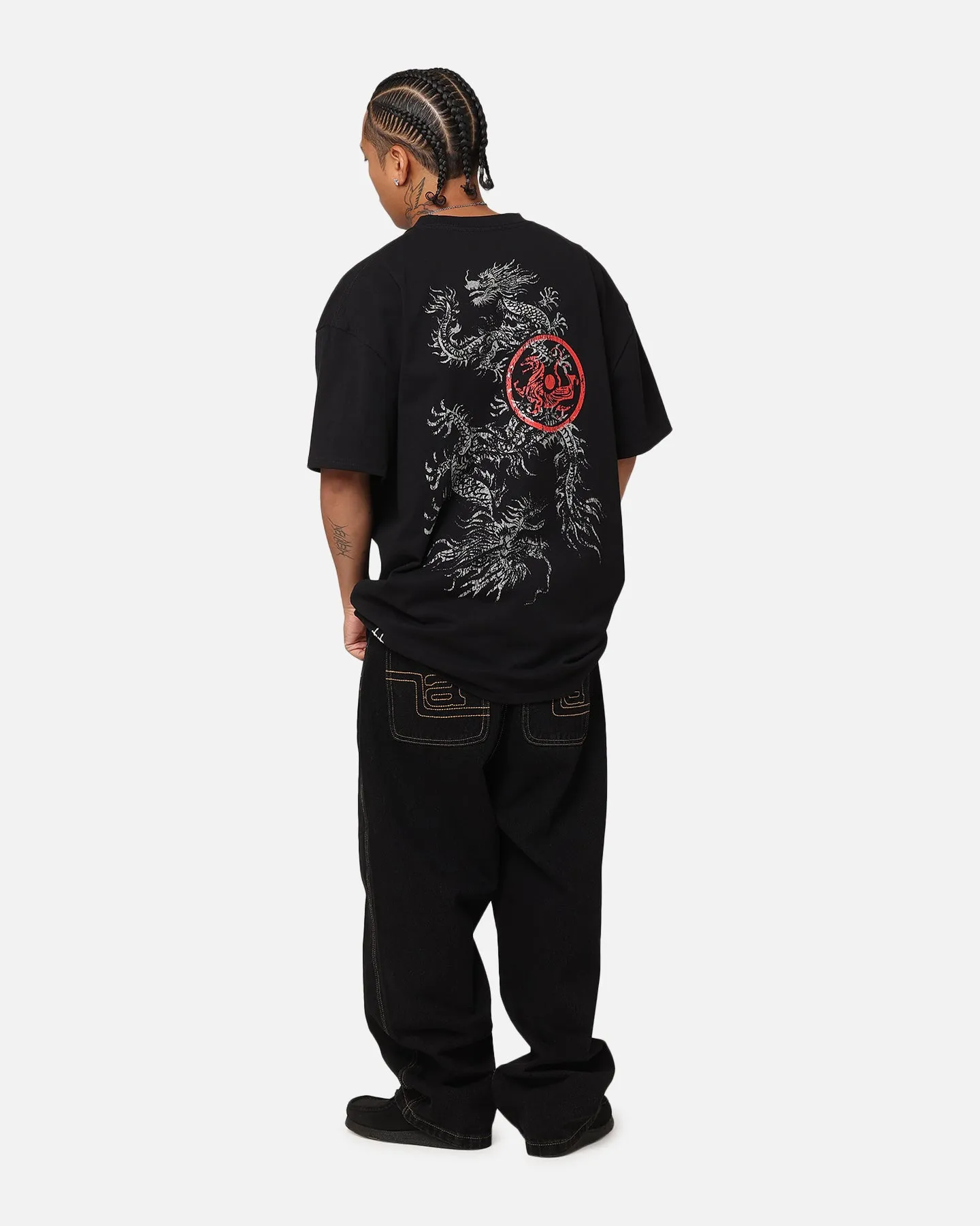 Saint Morta Dragon Heavyweight T-Shirt Black sold by Culture Kings product image thumbnail 3