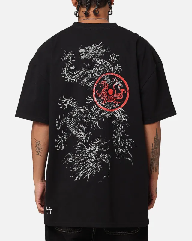 Saint Morta Dragon Heavyweight T-Shirt Black sold by Culture Kings